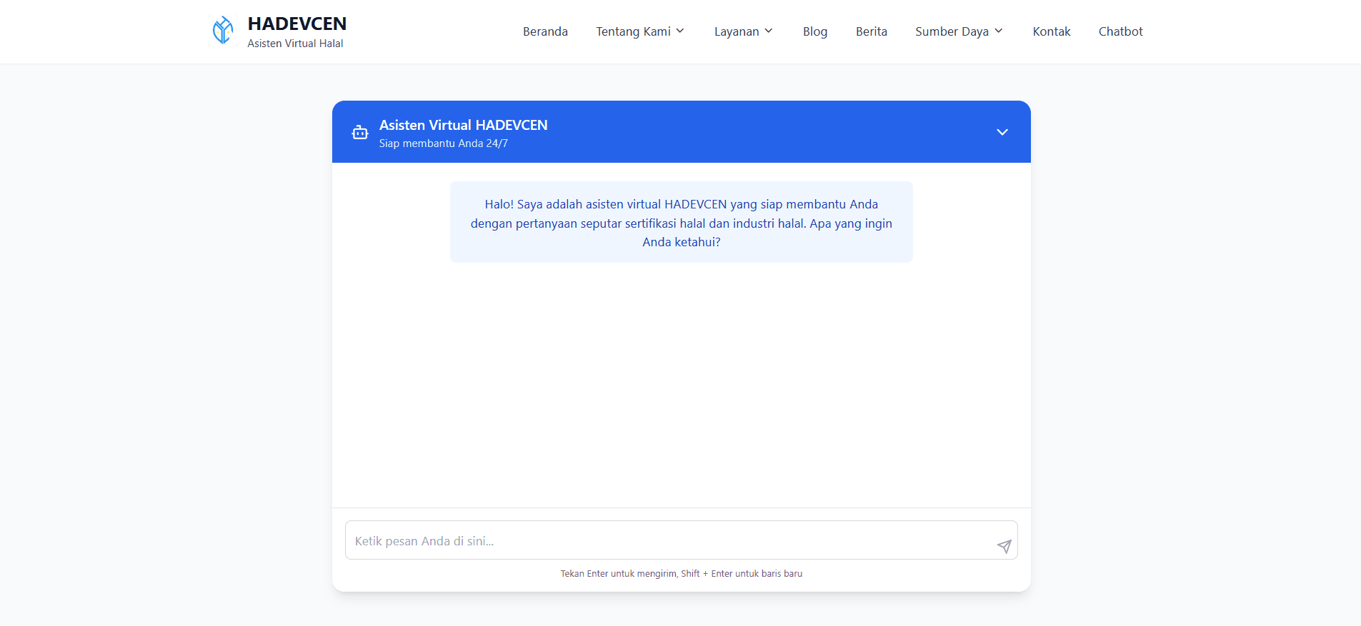 HADEVCEN - AI Chatbot